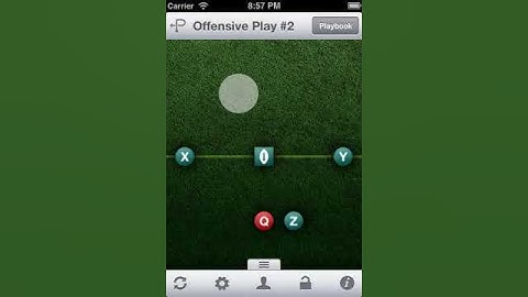 iPhone V1.3 - Add a Play - Flag Football Playmaker iPhone App - Tutorial 2