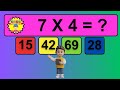 Maths Quiz for kids | Multiplication table Quiz for kids | Quiz Time
