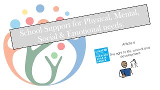 Embly 5Th October 2020 School Support For Physical, Mental, Social & Emotional Needs.