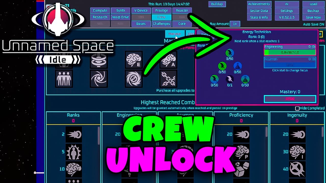 S51 CREW UNLOCK PUSH // UNNAMED SPACE IDLE ep.18 YouTube
