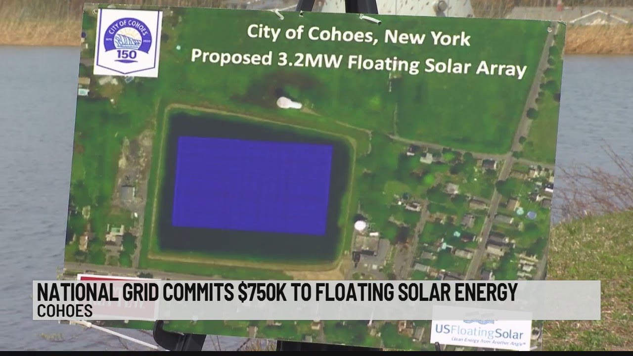 National Grid commits $750K to floating solar energy