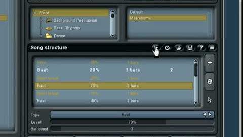 MDrummer tutorial - Song structures
