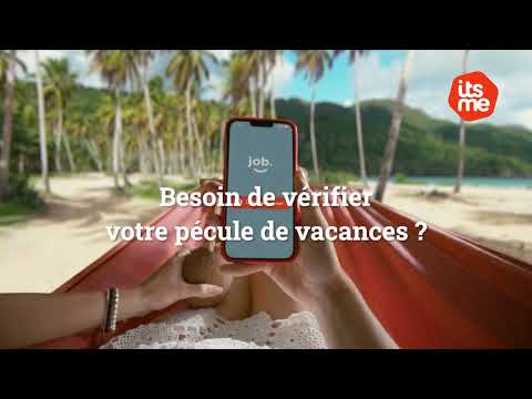 itsme® c'est le login le plus sécurisé, aussi pour vérifier votre pécule de vacances.