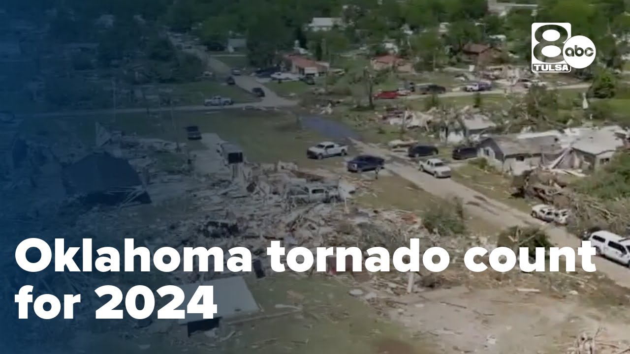 Oklahoma tornado count for 2024 surpasses yearly average - YouTube