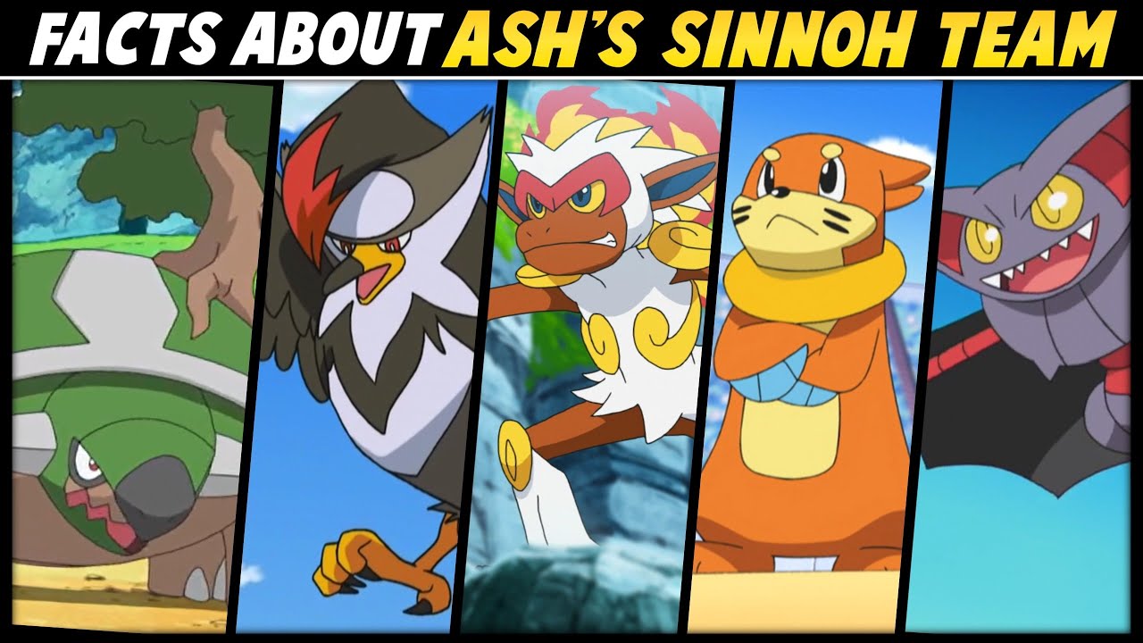 Pokémon: Every Pokémon Ash Caught In Sinnoh, Ranked