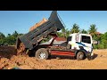 Bulldozer Loading Truck | Mobil Truck | Bulldozer | รถดั๊มพ์ | 덤프 트럭 |ダンプトラック | Hyundai Truck