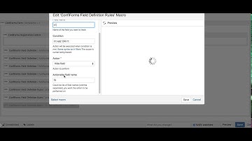 Creating data entry forms with dependant fields using ConfiForms plugin