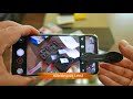 APEXEL 10 in 1 Lens Kit on LG V30 smartphone