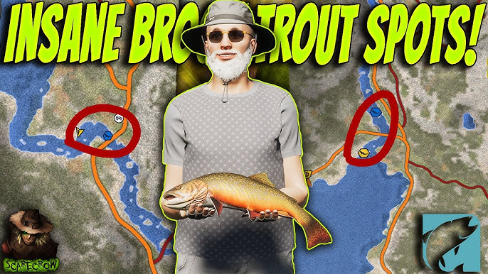 EDITING MISTAKE) Diamond & Gold Brook Trout From INSANE Hotspots! Call of  the wild The Angler 