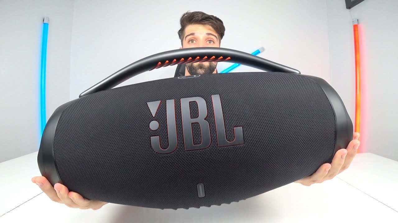 JBL Boombox 3 - Altavoz Bluetooth portátil, sonido potente y graves  monstruosos, IPX7 impermeable, 24 horas de tiempo de reproducción,  powerbank, JBL