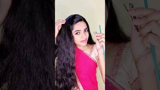 🤩WOW🤩beautiful hairstyle with  flowers/saree hairstyle #hairstyle #shorts #ytshorts screenshot 1