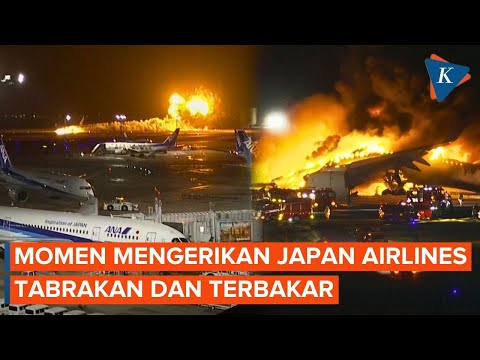 Detik-detik Mengerikan Tabrakan Pesawat Japan Airlines di Bandara Haneda