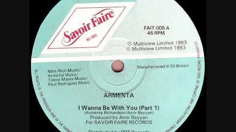Armenta - I Wanna Be With You