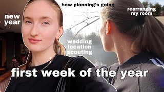 FULL WEEK IN MY LIFE | wedding planning, rearranging my room, work week, engaged at 21