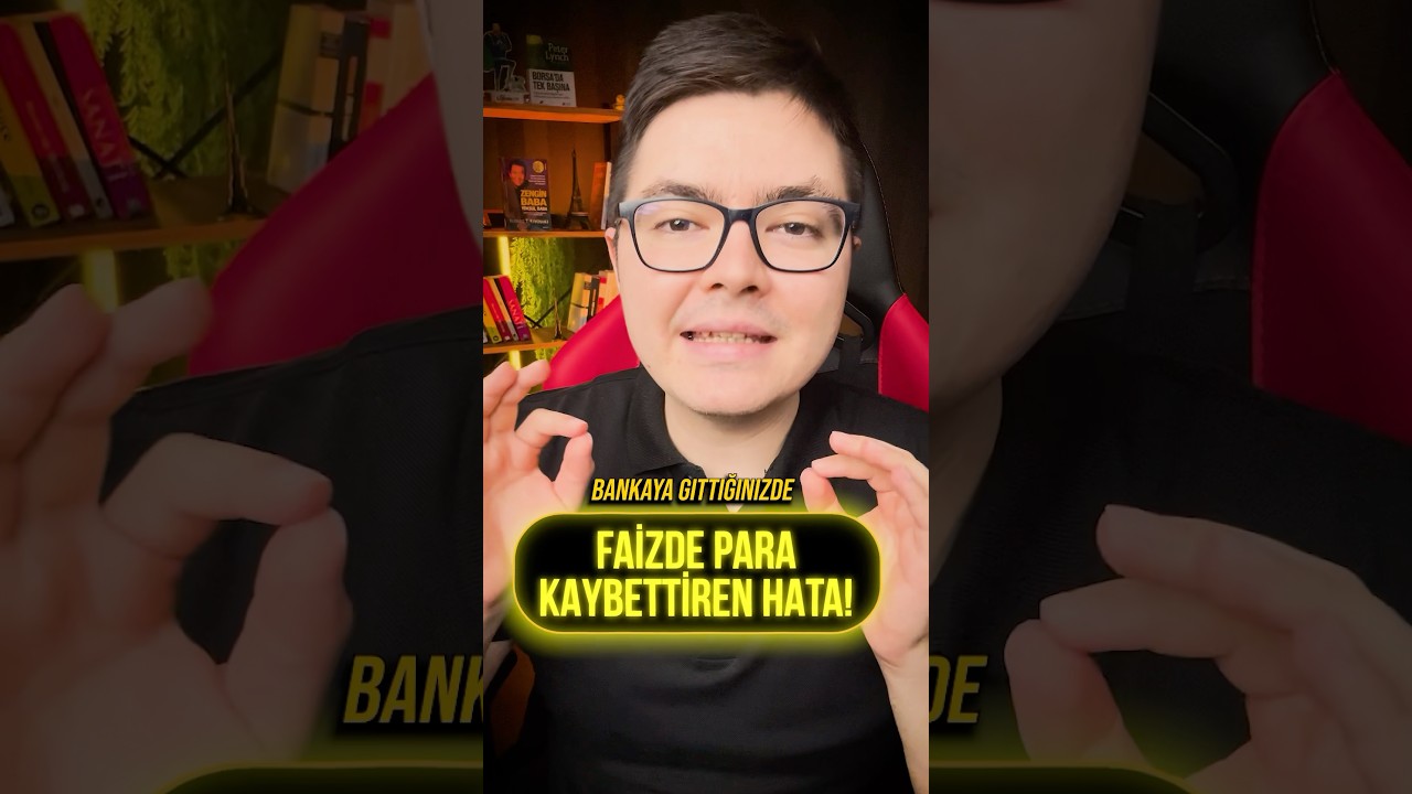 Bankaya gidince bu hatayı yapıyorsan ömür boyu zarar edeceksin! - Faiz nasıl hesaplanır? #yatırım