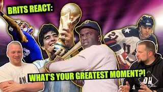 British Fans’ First Time Seeing Legendary Sports Moments! (Reaction)