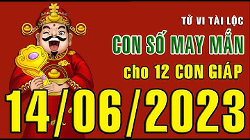 CON SỐ MAY MẮN HÀNG NGÀY (14-06-2023) CHO 12 CON GIÁP: Số Tài lộc, Giàu có & Thịnh Vượng