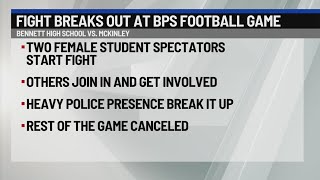 Fight between students shuts down high school football game