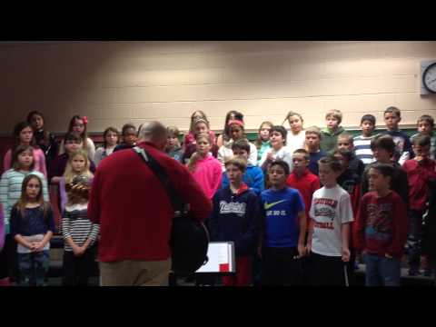 Munger Hill Elementary School - Walking in the Air (rehearsal)