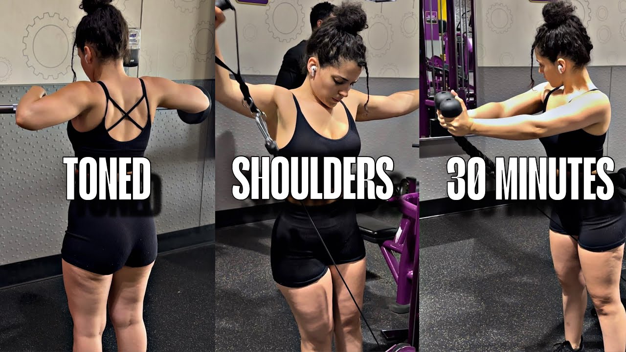 Boyfriend's Shoulder Workout DESTROYED My Fat! 🔥 (His Secret Routine Revealed)