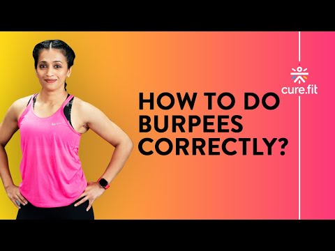 How To Do Burpees Correctly by Cult Fit | Burpees For Beginners| Burpees Workout | Cult Fit|Cure Fit