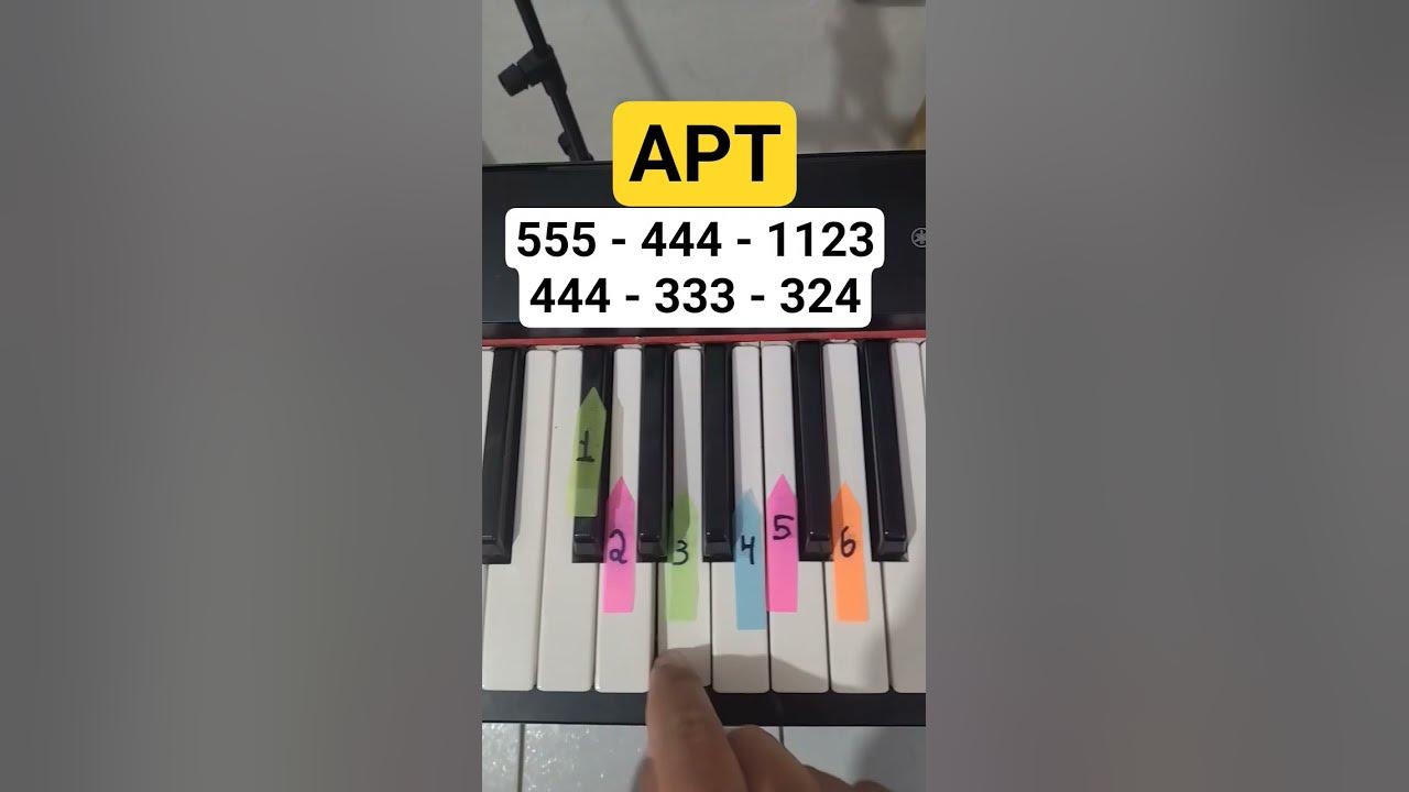 🎹🔥 APT. Piano Tutorial 🎶✨