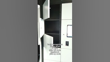 Smart luggage locker with pick up code recognition #smartlocker