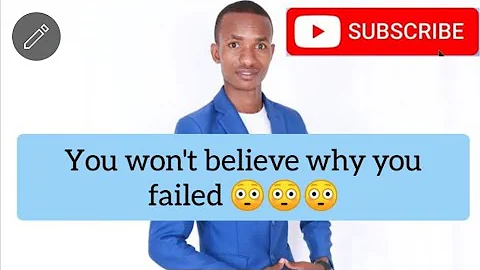 Why You Have not Succeeded @williamnjeruke5650