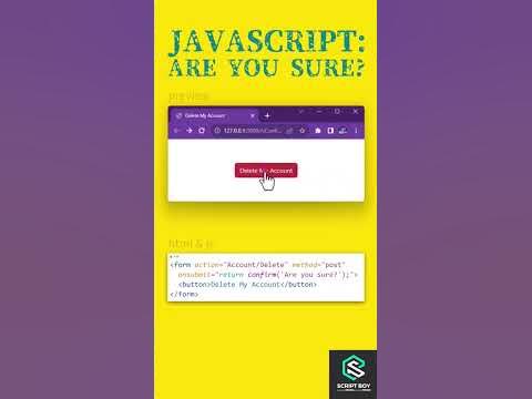JS Are You Sure ? | JS Prompt | JS Confirm| #shorts #viral #css # ...