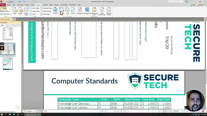 PDF XChange - Combining PDF's and Page Manipulation