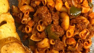 CARNE MOLIDA con PASTA de coditos