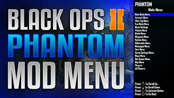 [BO2/1.19/GSC] Phantom Mod Menu Showcase + Download