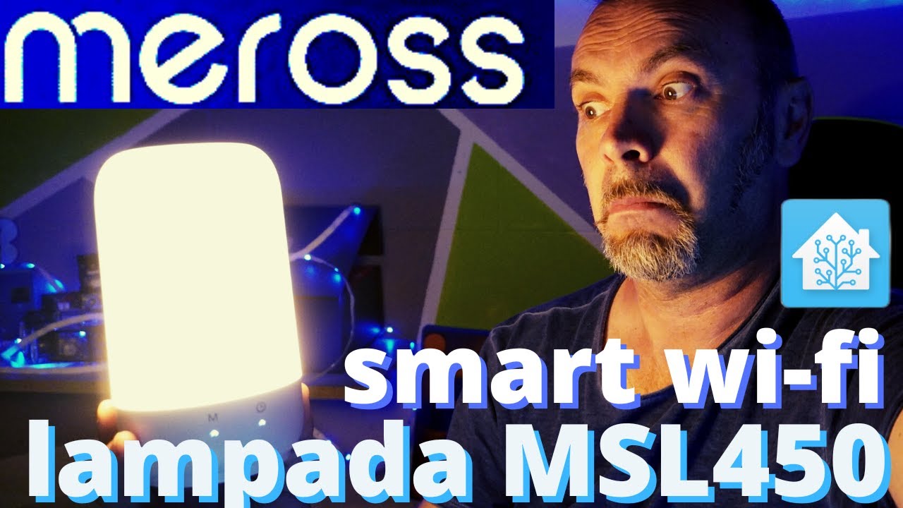 Nuova Lampada da comodino Ambientale Smart Wifi msl450 della MEROSS - ITA -  PERO!!!! 