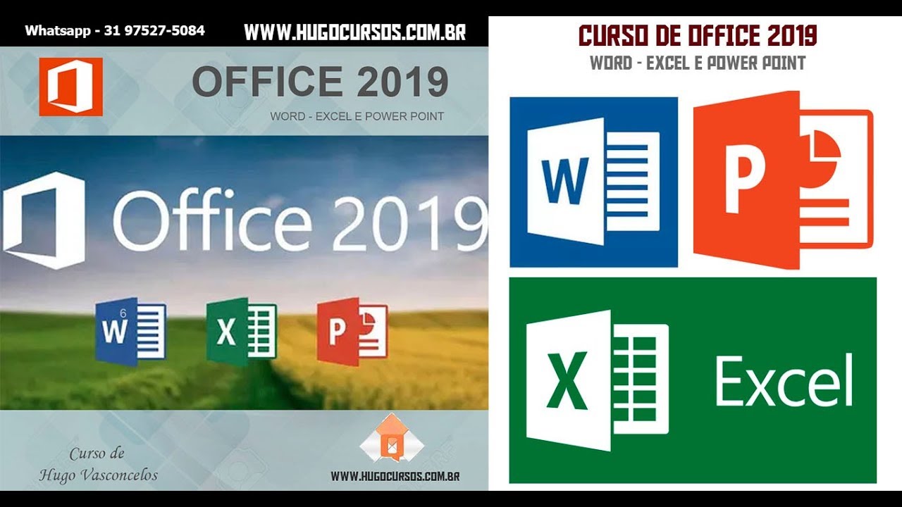 Curso de Office 2019 - Aula 01 - Word, Excel e PowerPoint - YouTube