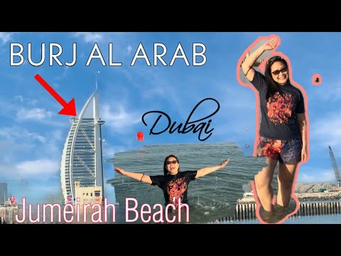 JUMEIRAH BEACH DUBAI|BURJ AL ARAB|BEST TOURIST SPOT|Indae Eva life’savlog