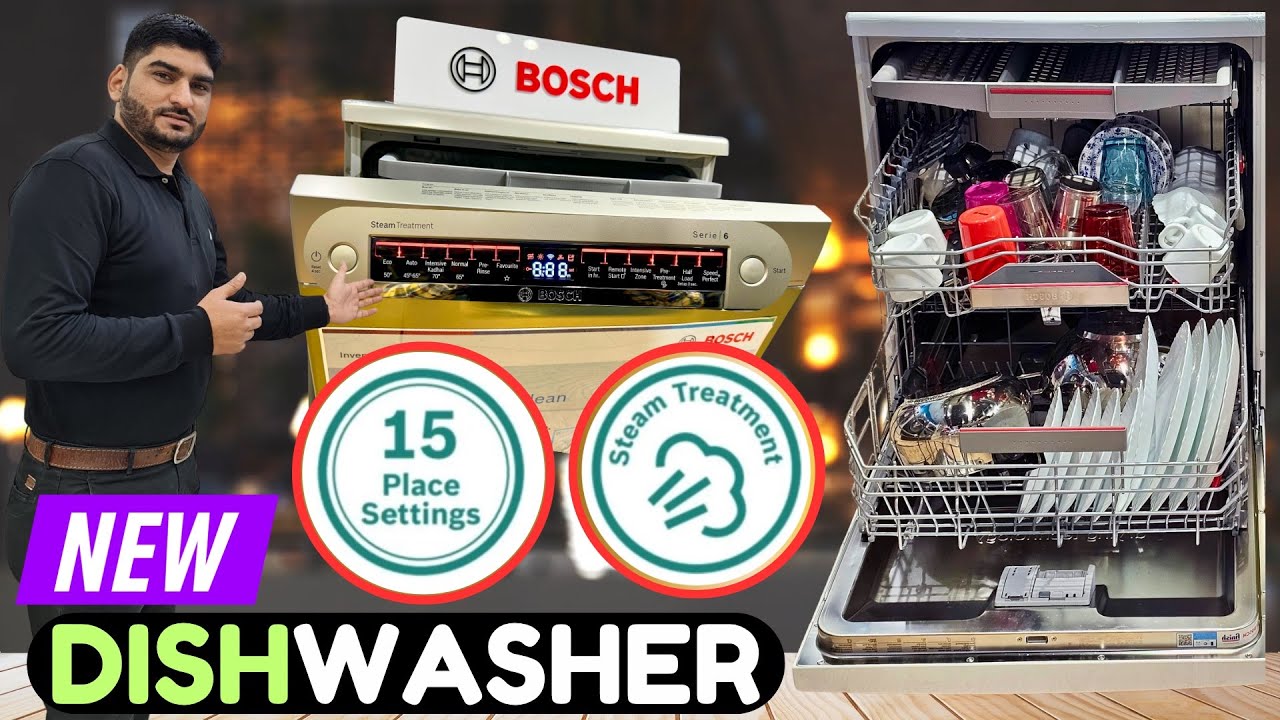 Bosch 15 Place Setting Series 6 Dishwasher SMS6HMI00I | Features, Functions & Usage Guide!