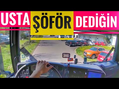 TIR NASIL SÜRÜLÜR(Tır Sürüş Teknikleri,Dar Yol'da Scania Tır Vlog