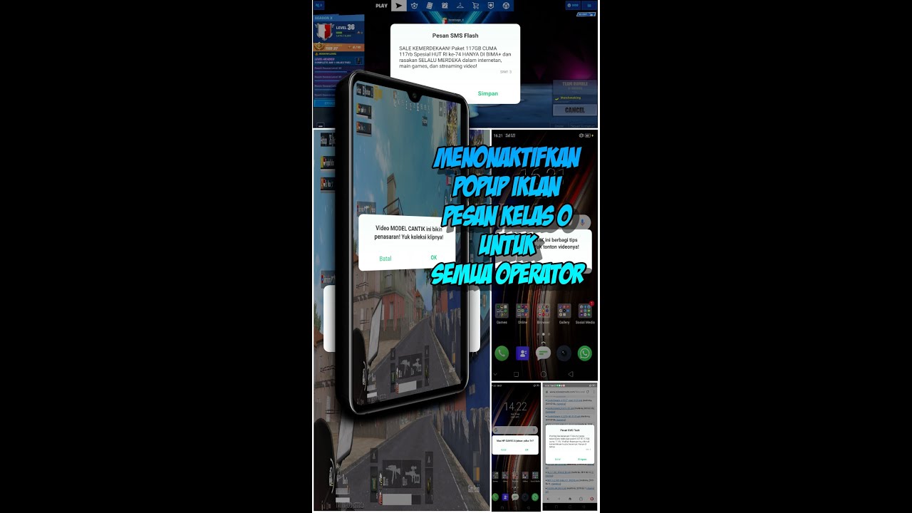 Menonaktifkan Popup Iklan Operator Kartu 3 Notif Cradle Planet3 Youtube