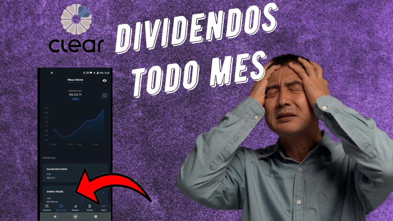 Pra onde vai os dividendos no Aplicativo da Clear?