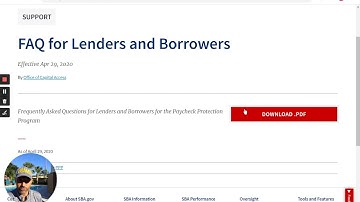 Payroll Protection Program (PPP) update video filmed May 2, 2020