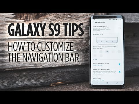 Samsung Galaxy S9 Tips - How to Customize the Navigation Bar