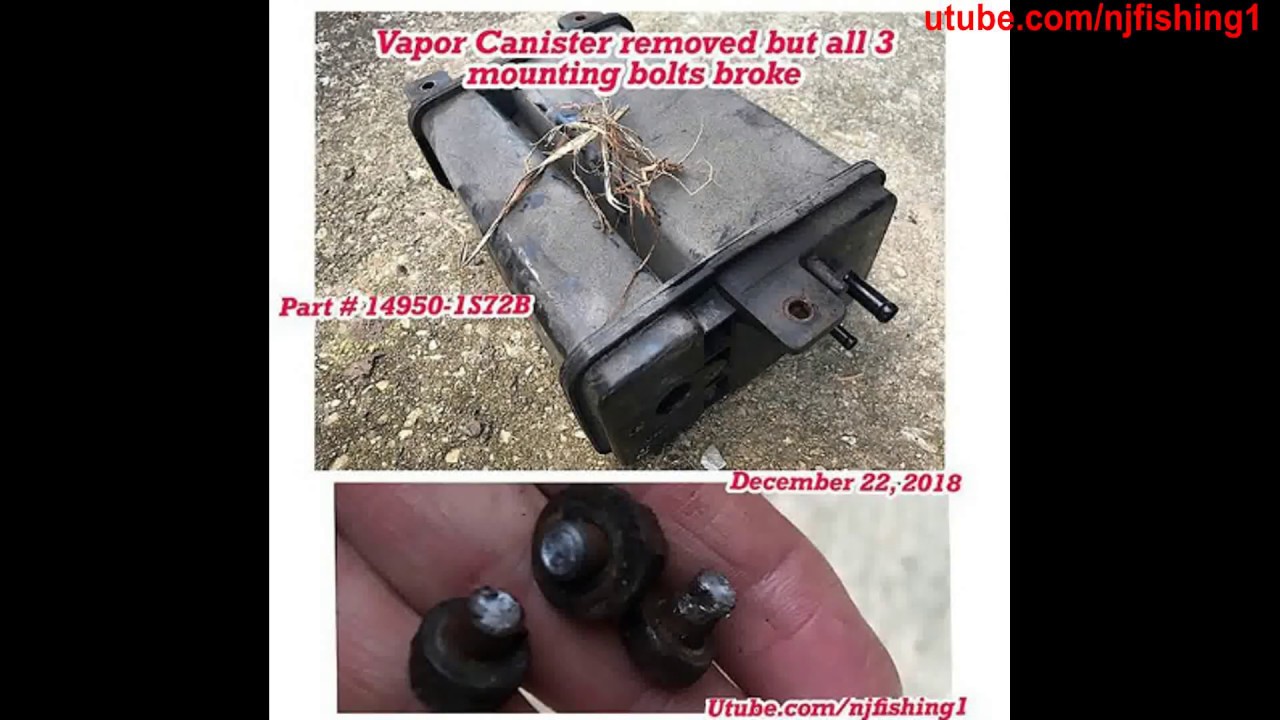 P0440 How to remove Canister for 2001 Nissan Pathfinder to check EVAP