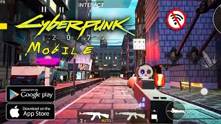 Cyberpunk 2077 Mobile Gameplay Demo 😱 by @AverageDev​
