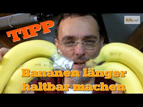 Video: Wie Man Bananen Lagert, Damit Sie Nicht Schwarz Werden