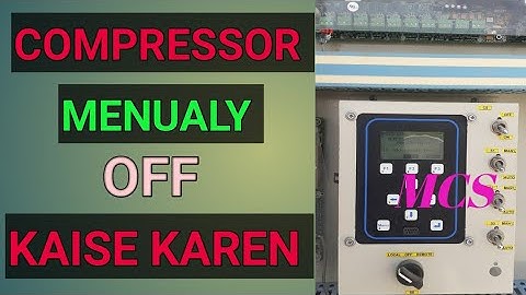 Manually Compressor Ko Off Kaise Karen #Mcs Controller How To Lakaut Compressor #Cmpressor Off Kaise