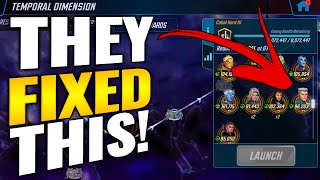 HIVE MIND FARMABLE, Temporal Dimension Fixed, Secret Merc Event Tomorrow | Marvel Strike Force