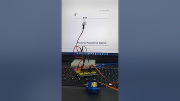 🦖 Arduino Dino Game in Real Life | LDR + Servo Motor | Real-World Google Dino Game ⚡