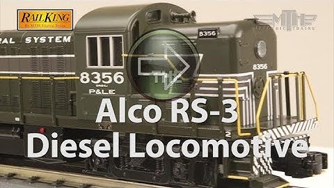 MTH RailKing O Gauge RS-3 Diesel Spotlight