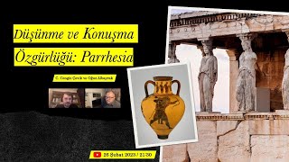 1 Düşünme Ve Konuşma Özgürlüğü Parrhesia C. Cengiz Çevik Ve Oğuz Albayrak
