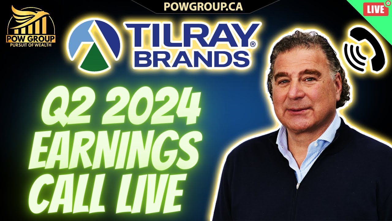 [LIVE] Tilray Brands Q2 2024 Earnings Conference Call YouTube